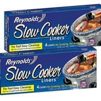 Reynolds Slow Cooker Liners 2 Pack (8 Liners Total)