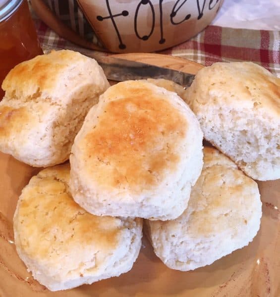 Biscuits on a plate