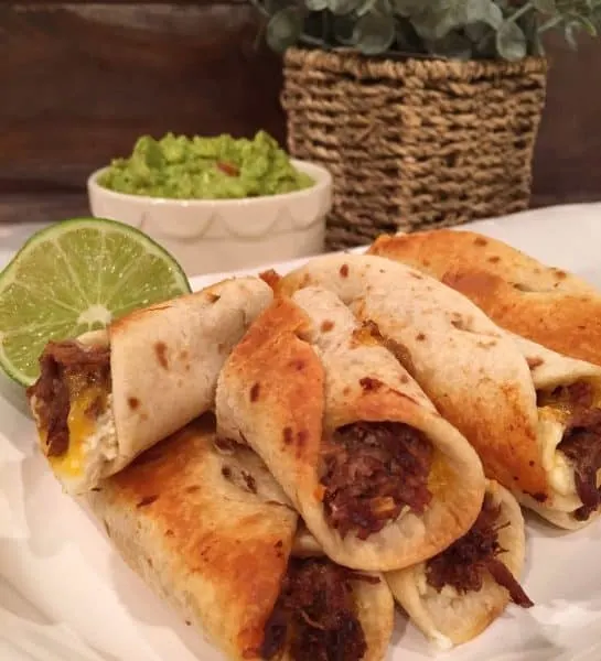 Oven Baked Mini Beef Flautas