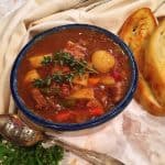 Slow Cooker Beef Stew in a bowl.