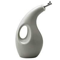 Rachael Ray Stoneware EVOO Dispensing Bottle, Sea Salt Gray