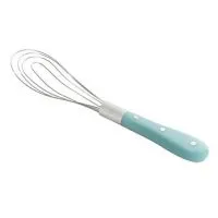 The Pioneer Woman Cowboy Teal Handle Flat Metal Whisk