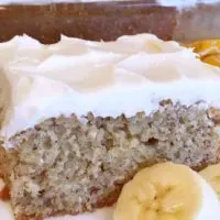 banana cake with cream cheese frosting