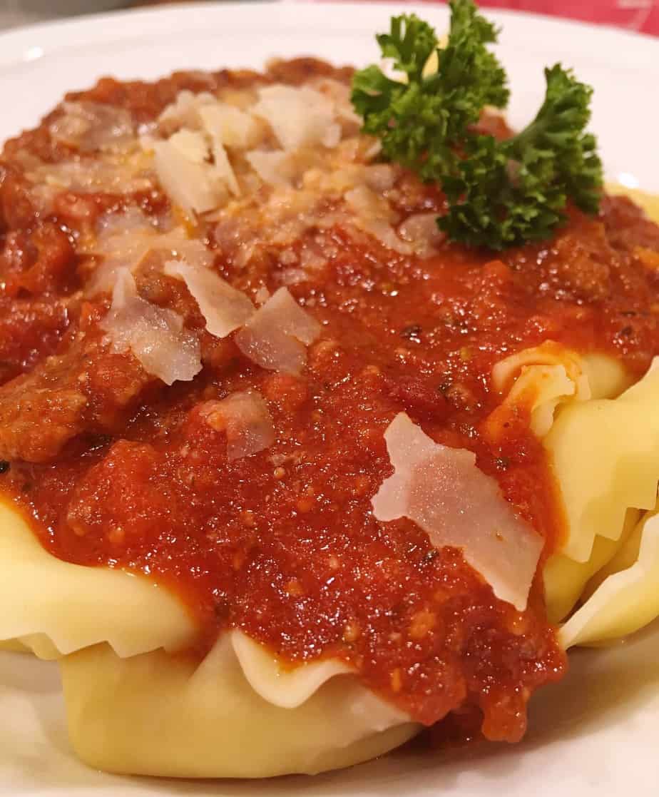 Tortellini With Sun Dried Tomato Meat Sauce Norine's Nest