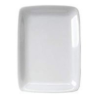 HIC Harold Import Co. HIC Porcelain Rectangle Platter, 12.5-Inch, White