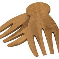 Totally Bamboo Salad Hands, Bamboo Salad Server Set