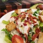BLT Salad with Dressing