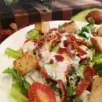 BLT Salad with Dressing