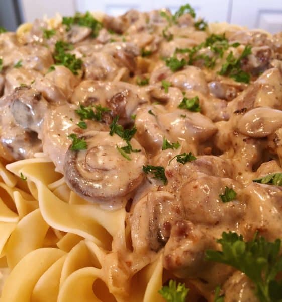 Easy Beef Stroganoff