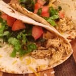 Slow cooker cafe rio chicken tacos