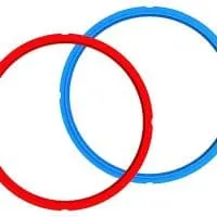 Genuine Instant Pot Sealing Ring 2-Pack - 6 Quart Red/Blue