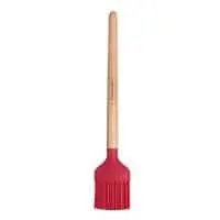 Farberware 5211456 Professional Heat Resistant Silicone Basting Brush with Wood Handle Red