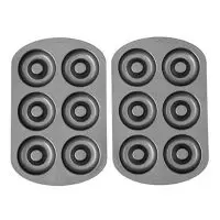 Wilton Non-Stick 6-Cavity Donut Baking Pans, 2-Count