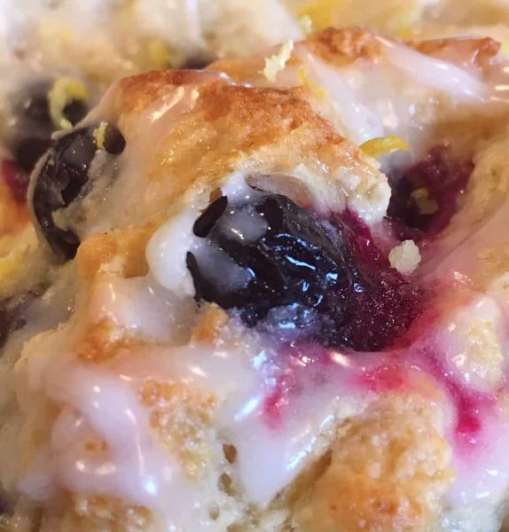 Close up of Blueberry Muffin