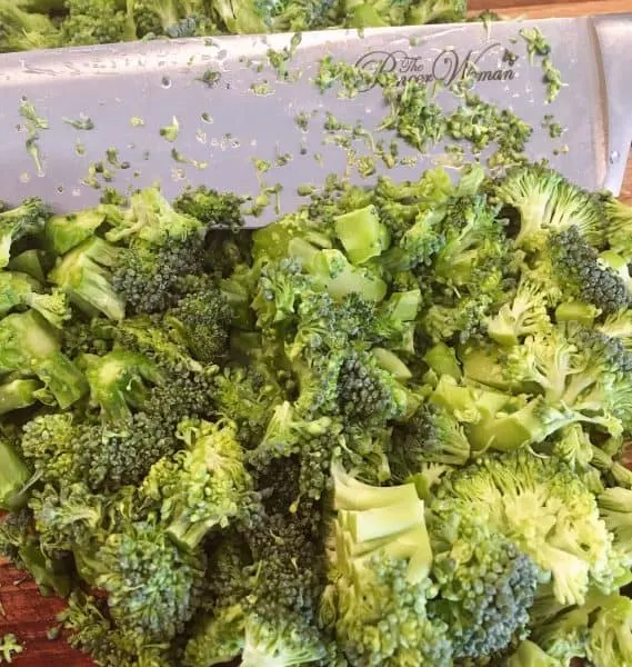 chopped broccoli florets