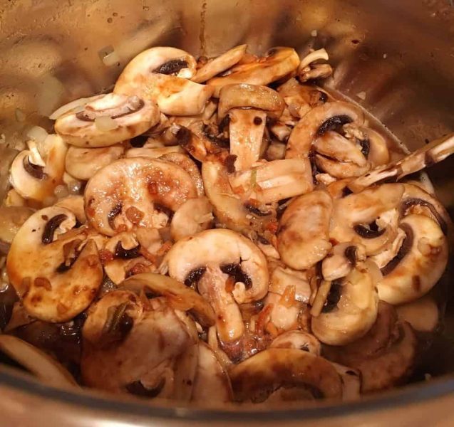 Sauteed Mushrooms and onions