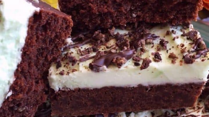 Layered Mint Chocolate Brownies Norine S Nest