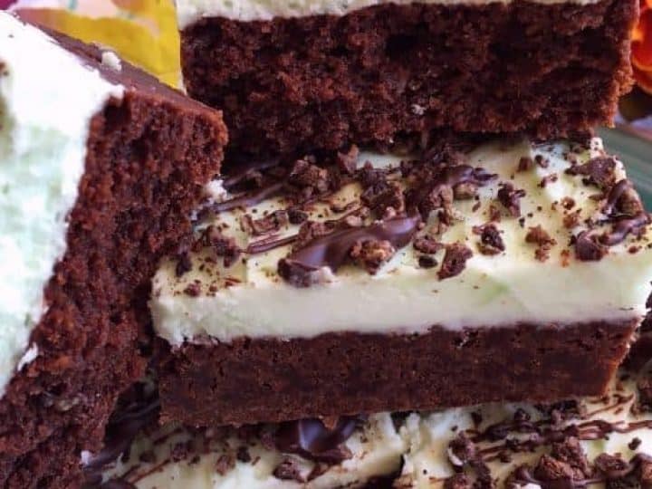 Layered Mint Chocolate Brownies Norine S Nest