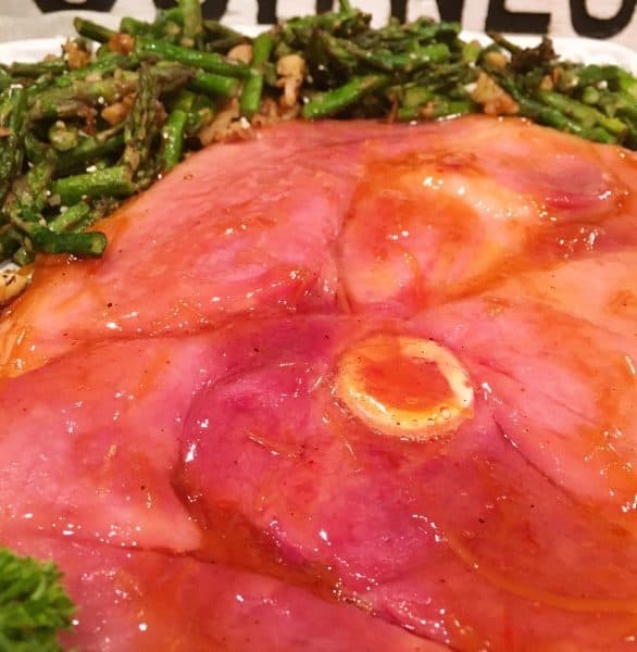 glazed ham steak