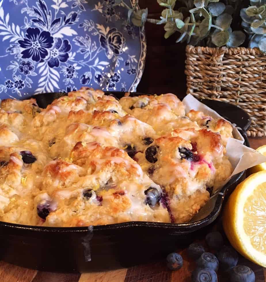 Blueberry Lemon Soda Bread Muffins