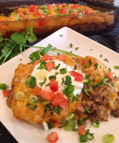 Mexican Tater Tot Casserole