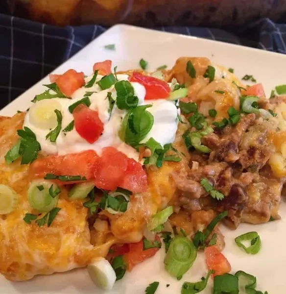 Mexican Tater Tot Casserole