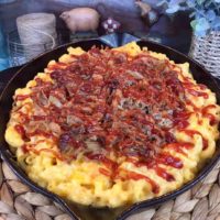 Leftover BBQ Pulled Pork Mac and Cheese