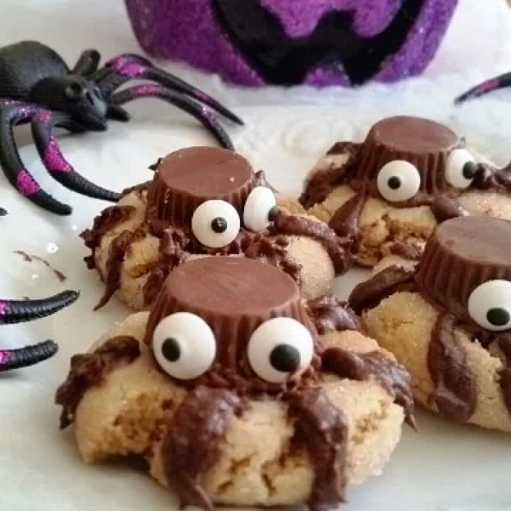 Image for Halloween Spider Cookies #SundaySupper - Moore or Less Cooking