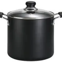 T-fal B36262 Specialty Total Nonstick Dishwasher Safe Oven Safe Stockpot Cookware, 12-Quart, Black