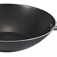 T-fal A80789 Specialty Nonstick Dishwasher Safe Oven Safe PFOA-Free Jumbo Wok Cookware, 14-Inch, Black