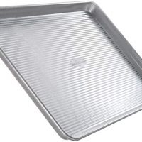 USA Pan Bakeware Quarter Sheet Pan, Warp Resistant Nonstick Baking Pan, Made in the USA from Aluminized Steel