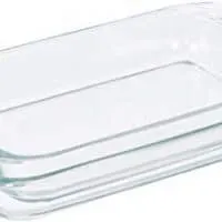 AmazonBasics Glass Oblong Oven Baking Dishes, Set of 2