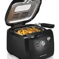 Hamilton Beach (35021) Deep Fryer, Cool Touch With Basket, 2 Liter Oil Capacity, Electric, Professional Grade