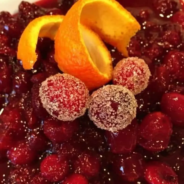 Spiced Cranberry Orange Sauce