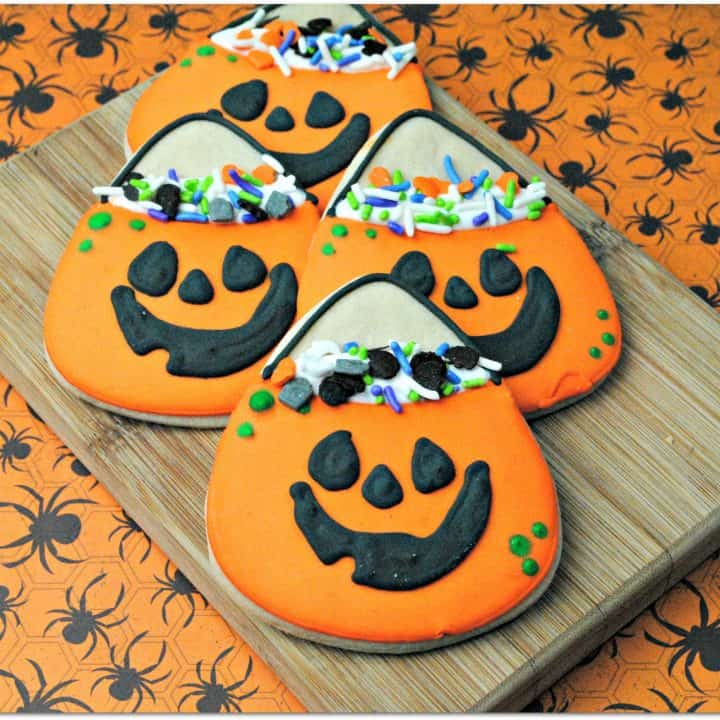 Image for Halloween Pumpkin Candy Bag Cookies