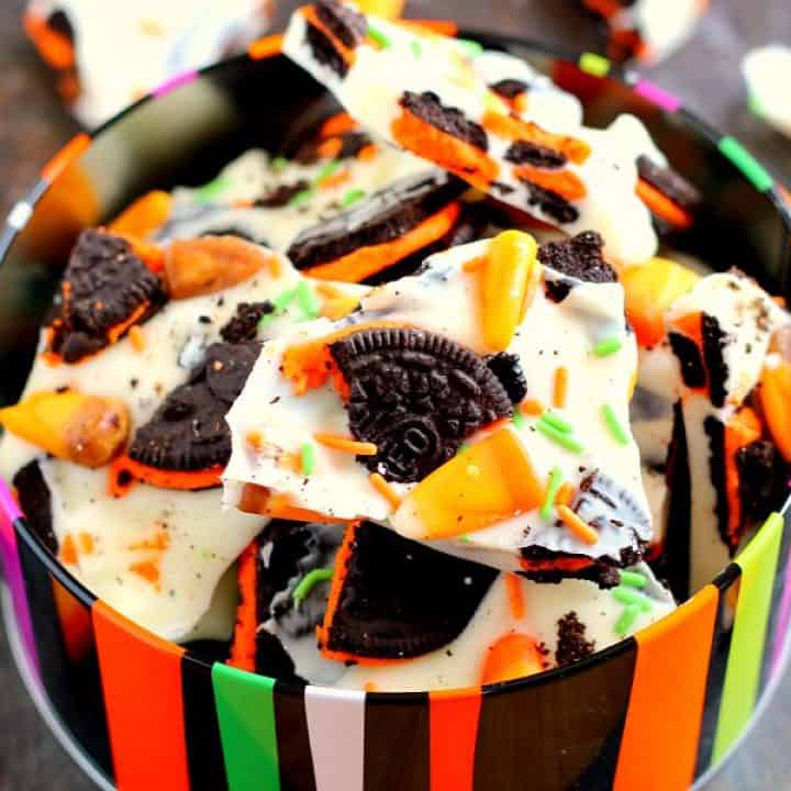 Image for White Chocolate Boo Bark (Halloween Dessert)