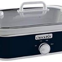 Crock-Pot SCCPCCM350-BL Manual Slow Cooker, Navy Blue