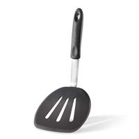 Chef Series Wide Round Flexible Silicone Turner Spatula-600ºF Heat Resistant Rubber Kitchen Flipper Spatula-Ideal for Pancakes, Eggs and More