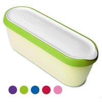 SUMO Ice Cream Containers: Insulated Ice Cream Tub for Homemade Ice-Cream, Gelato or Sorbet - Dishwasher Safe - 1.5 Quart Capacity [Green, 1-Pack]