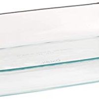 Pyrex SYNCHKG055786 Basics 2 Quart Glass Oblong Baking Dish, Clear 11.1 in. x 7.1 in. x 1.7