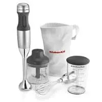 KitchenAid KHB2351CU 3-Speed Hand Blender - Contour Silver