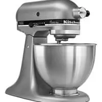 KitchenAid KSM75SL Classic Plus 4.5-Qt. Tilt-Head Stand Mixer, Silver