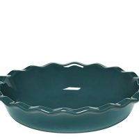 Emile Henry 976131 9 inch Pie Dish, Blue Flame, 9",