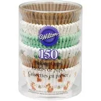 Wilton 415-2870 150 Count Woodland Animals Baking Cups Value Pack, Assorted