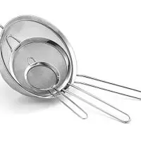 Cuisinart CTG-00-3MS Set of 3 Fine Mesh Stainless Steel Strainers