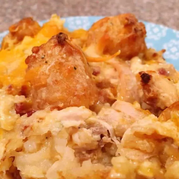 Chicken Ranch Tater Tot Casserole