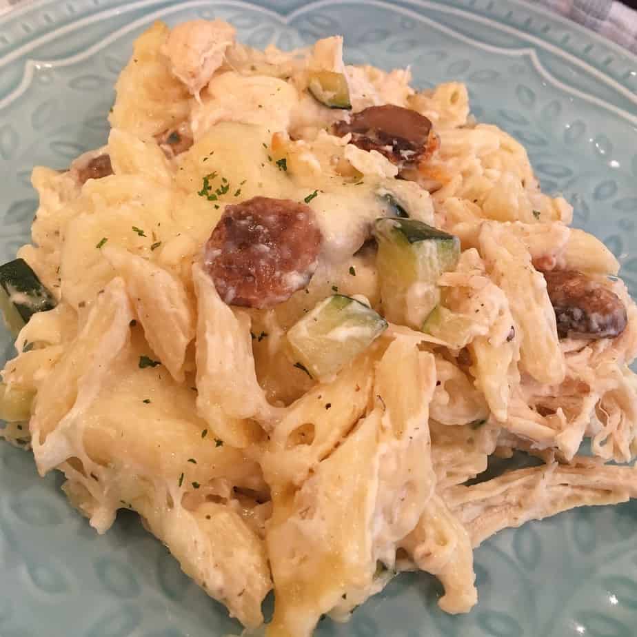 Chicken Zucchini Pasta Casserole | Norine's Nest