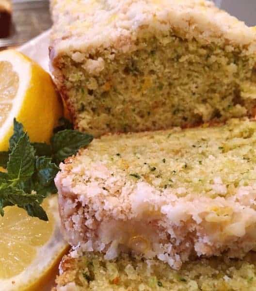 Lemon Zucchini Bread With Crumb Topping Norine's Nest