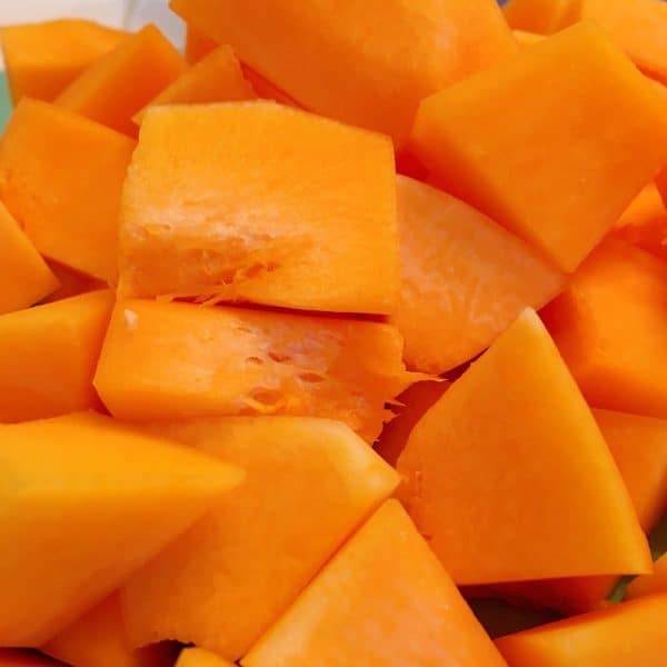 Cut up Butternut Squash