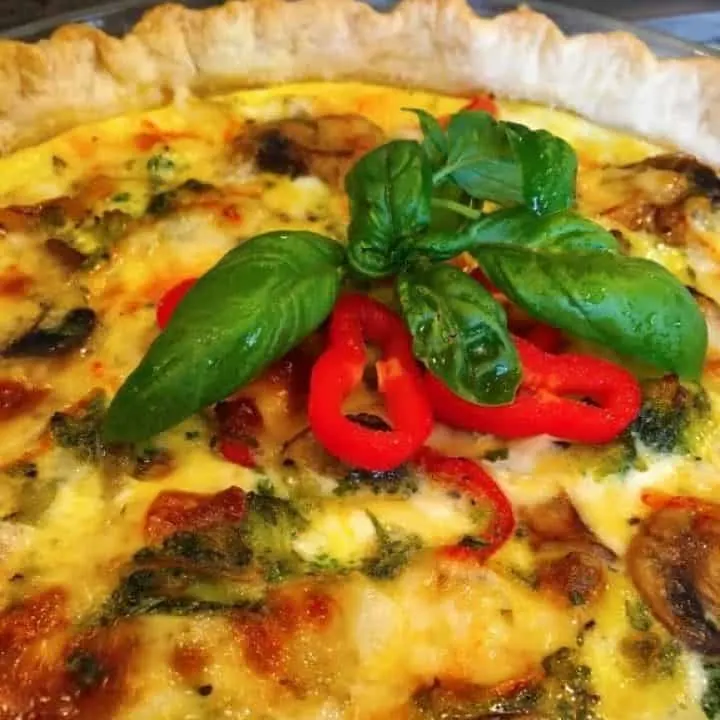 Loaded Vegetable Quiche